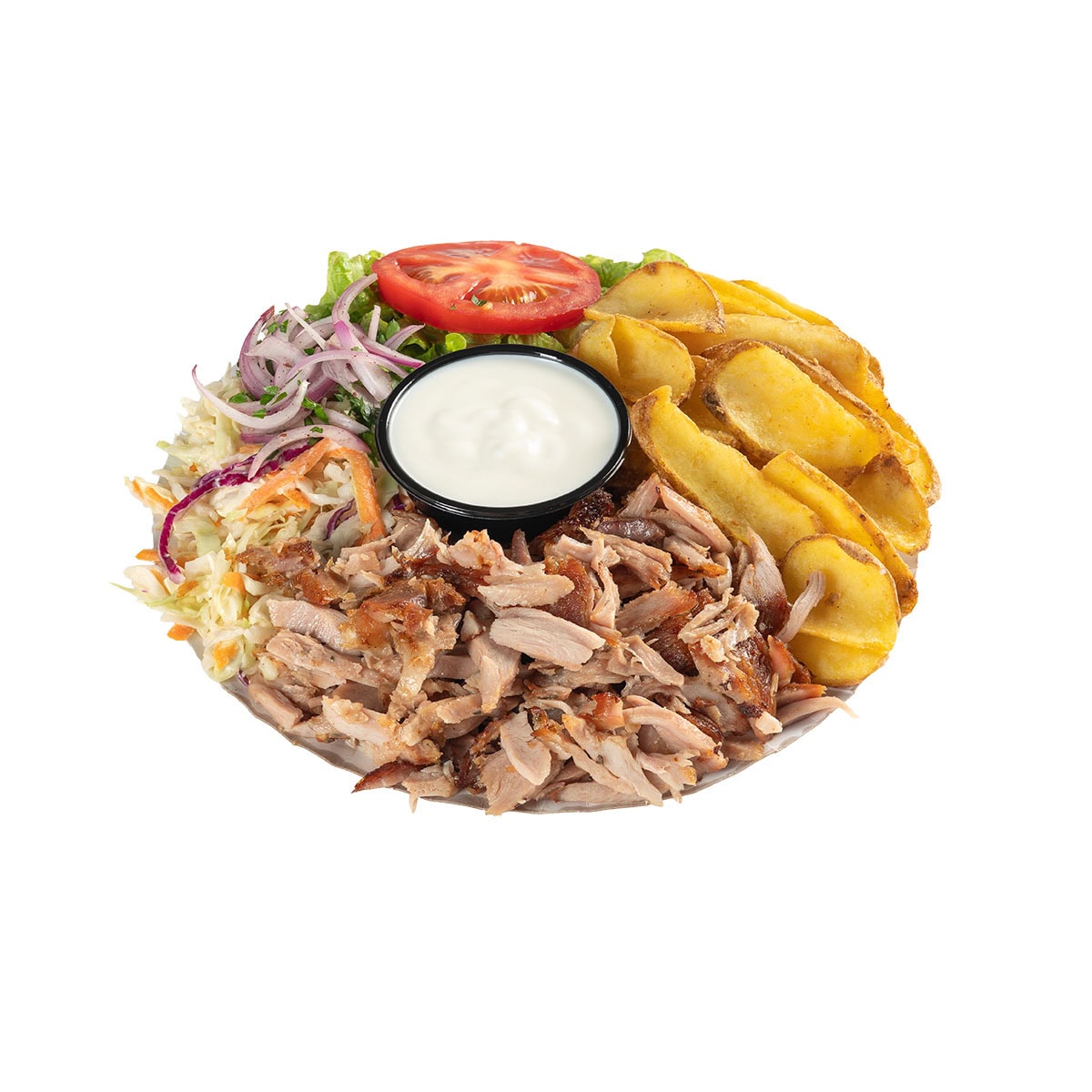Kebab de Vita si Curcan Farfurie Mare (810g)